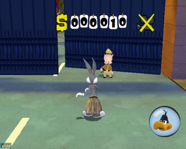 In-game screen of the game Looney Tunes - Back in Action on Sony Playstation 2