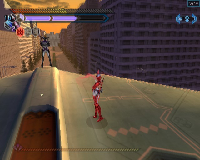 In-game screen of the game Nightshade on Sony Playstation 2