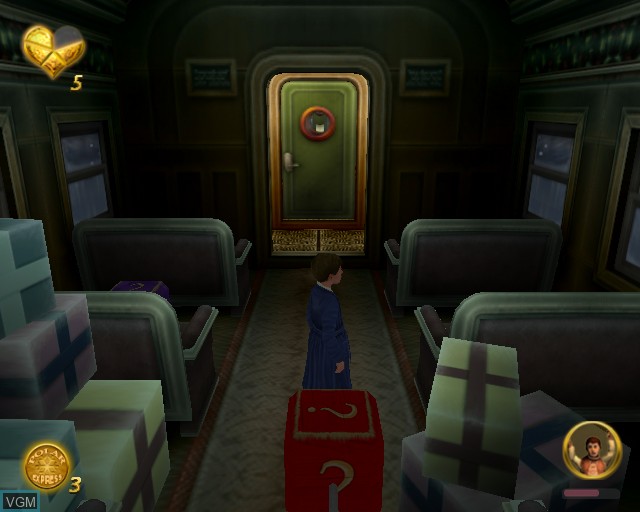In-game screen of the game Polar Express, The on Sony Playstation 2