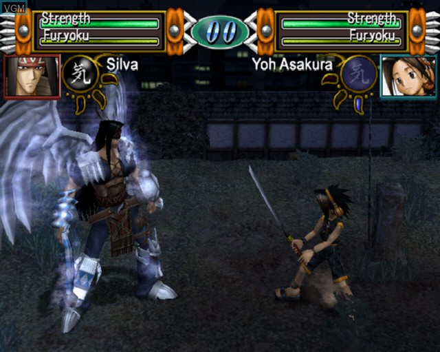 In-game screen of the game Shaman King - Power of Spirit on Sony Playstation 2