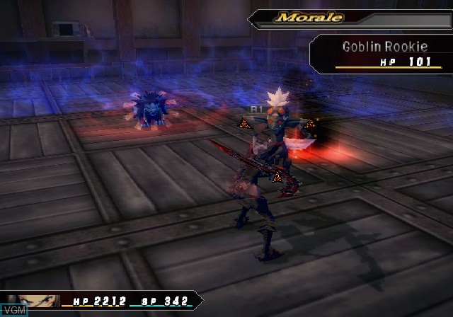 In-game screen of the game .hack//G.U. vol. 3//Redemption on Sony Playstation 2