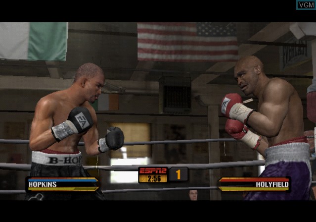 In-game screen of the game Fight Night Round 3 on Sony Playstation 2