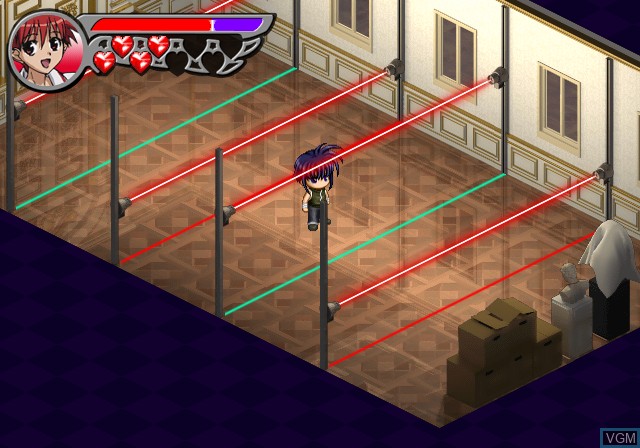 In-game screen of the game D.N.Angel - Kurenai no Tsubasa on Sony Playstation 2