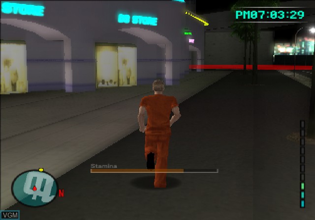 In-game screen of the game Simple 2000 Series Vol. 110 - The Toubou Prisoner on Sony Playstation 2