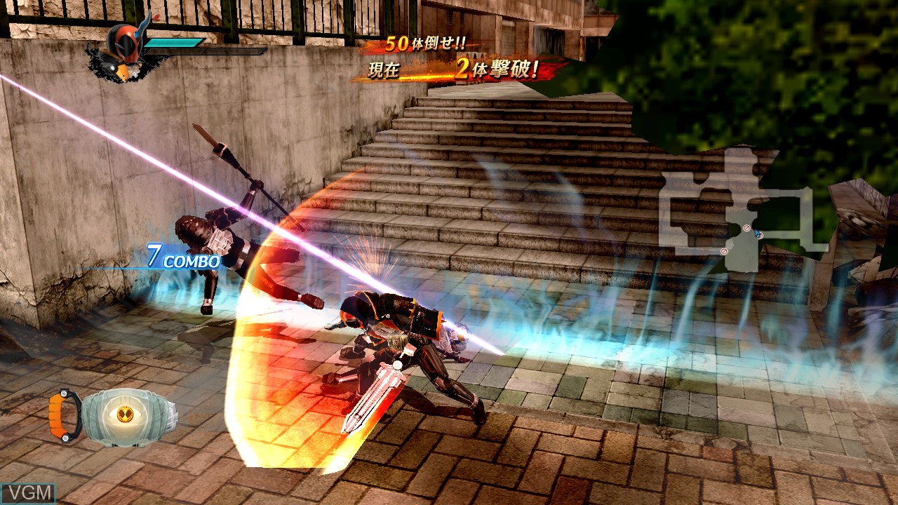 In-game screen of the game Kamen Rider - Battride War Sousei on Sony Playstation 3