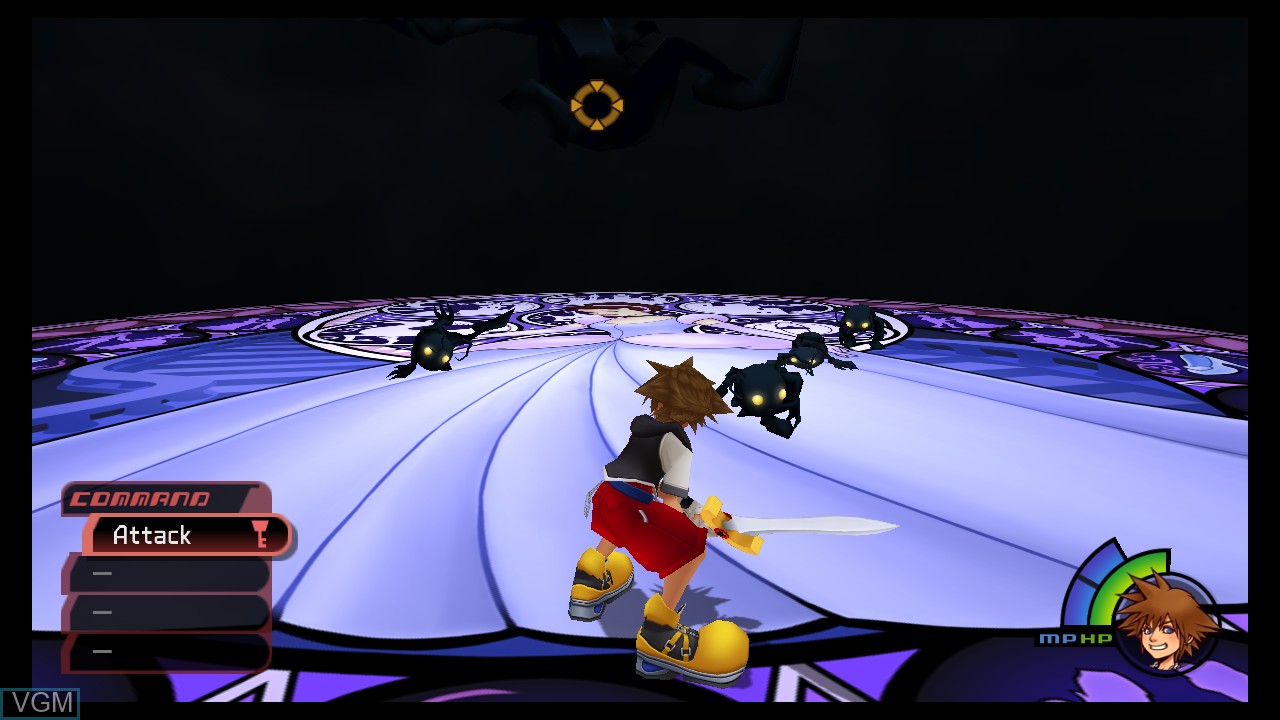 In-game screen of the game Kingdom Hearts HD 1.5 ReMIX on Sony Playstation 3