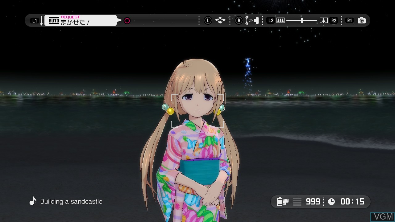 In-game screen of the game TV Anime IdolM@ster - Cinderella Girls G4U! Pack Vol. 3 on Sony Playstation 3