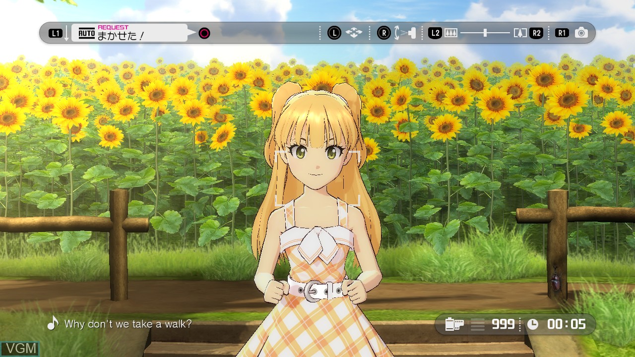 In-game screen of the game TV Anime IdolM@ster - Cinderella Girls G4U! Pack Vol. 4 on Sony Playstation 3