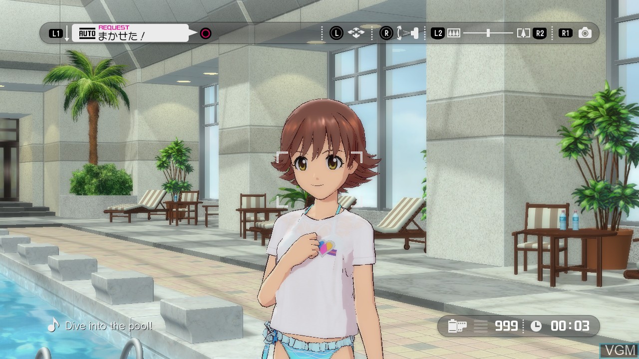 In-game screen of the game TV Anime IdolM@ster - Cinderella Girls G4U! Pack Vol. 5 on Sony Playstation 3
