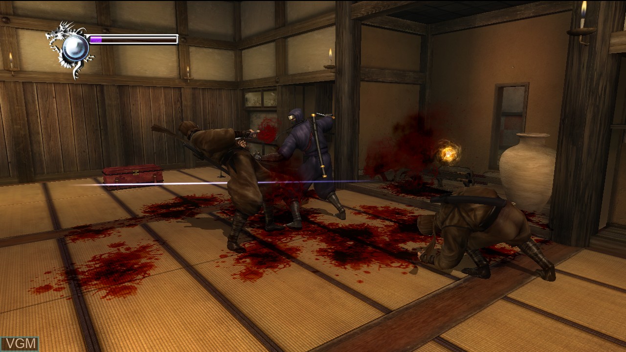 In-game screen of the game Ninja Gaiden Sigma on Sony Playstation 3