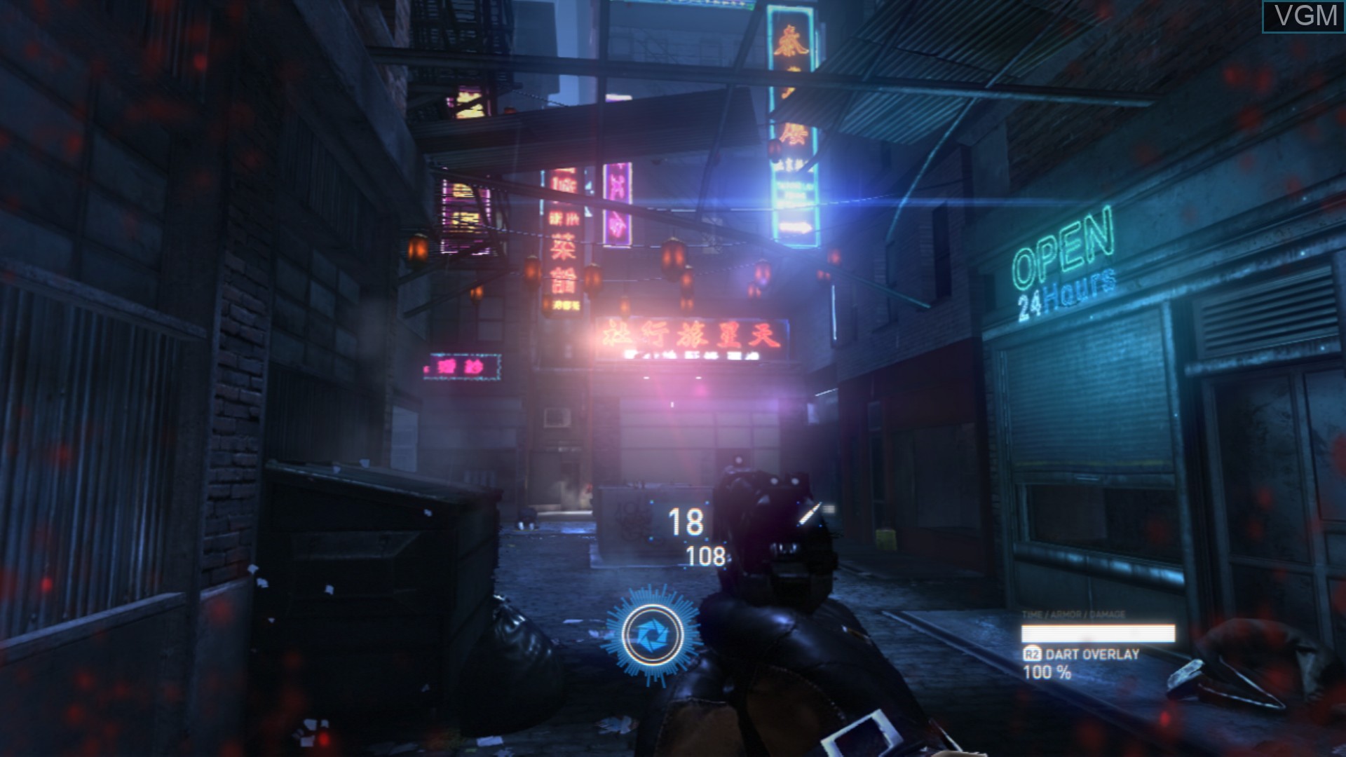 In-game screen of the game Syndicate on Sony Playstation 3
