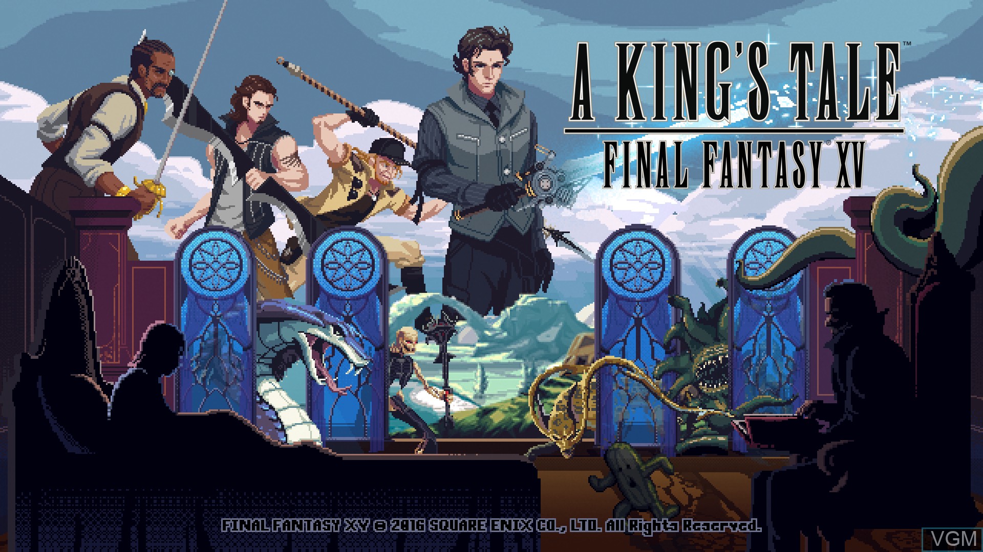 Title screen of the game King's Tale, A - Final Fantasy XV on Sony Playstation 4