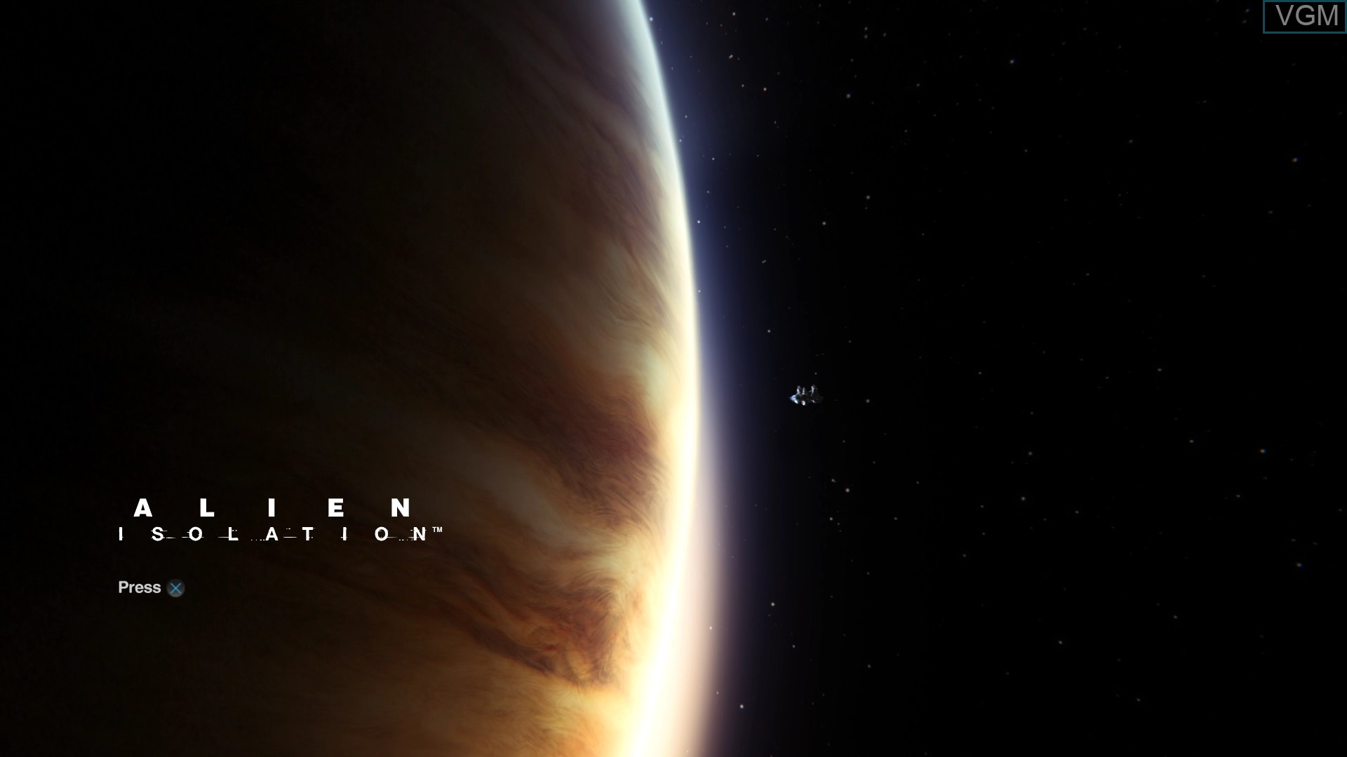 Title screen of the game Alienation on Sony Playstation 4
