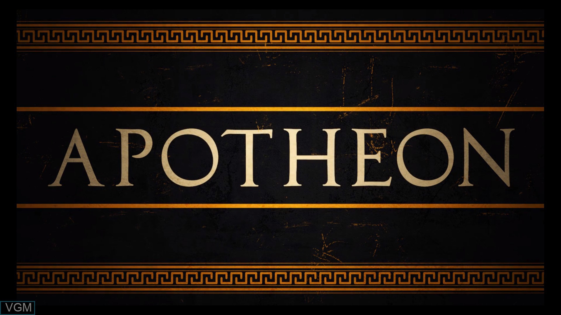 Title screen of the game Apotheon on Sony Playstation 4