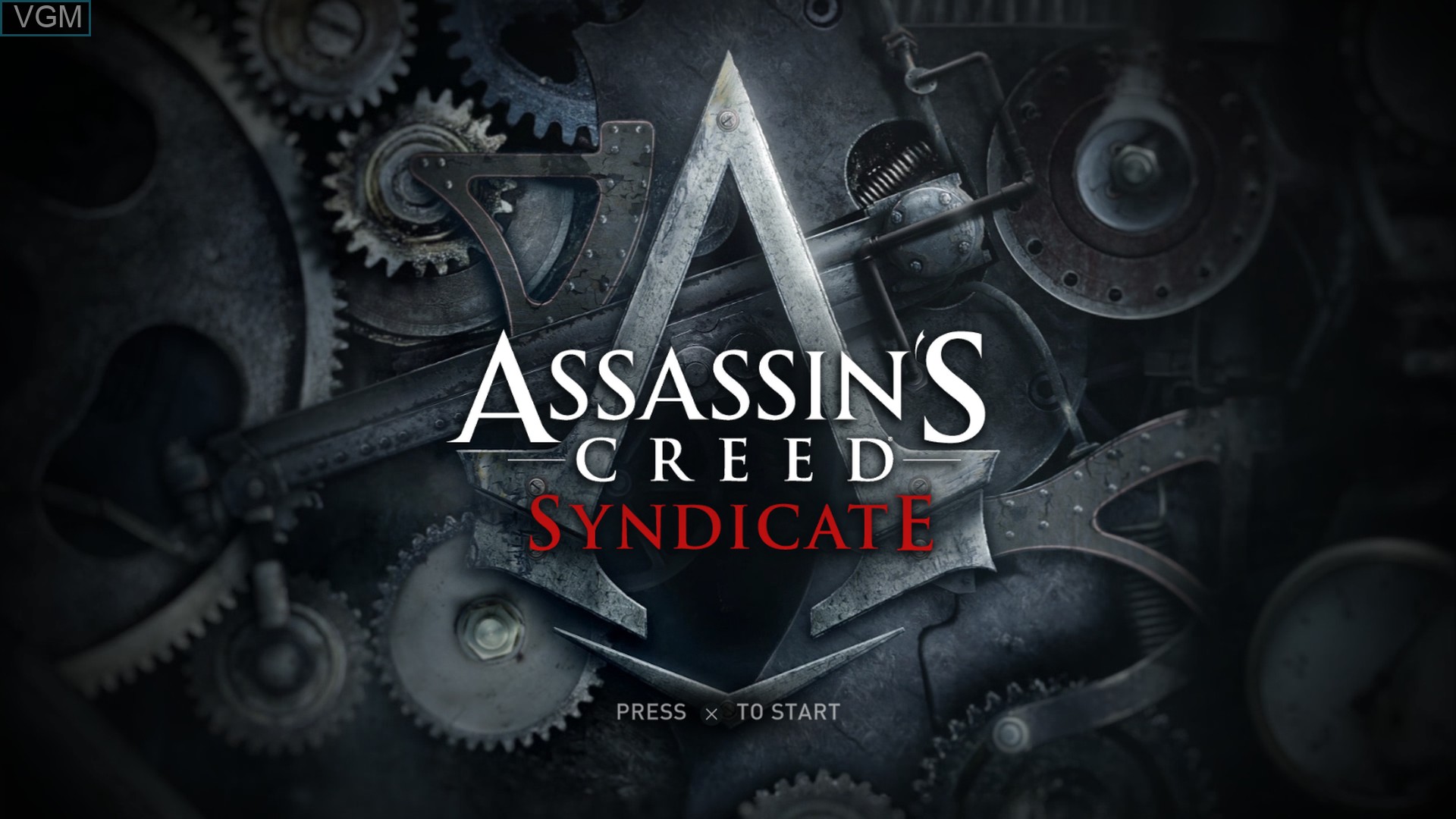 Title screen of the game Assassin's Creed Syndicate on Sony Playstation 4