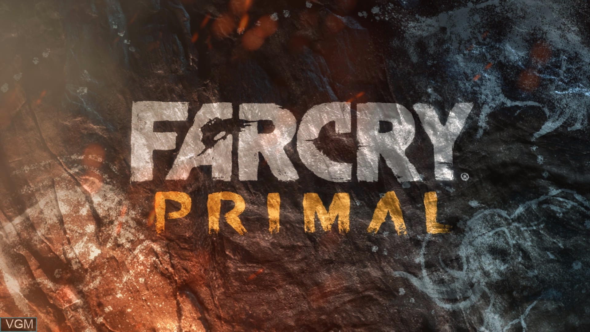 Title screen of the game Far Cry Primal on Sony Playstation 4