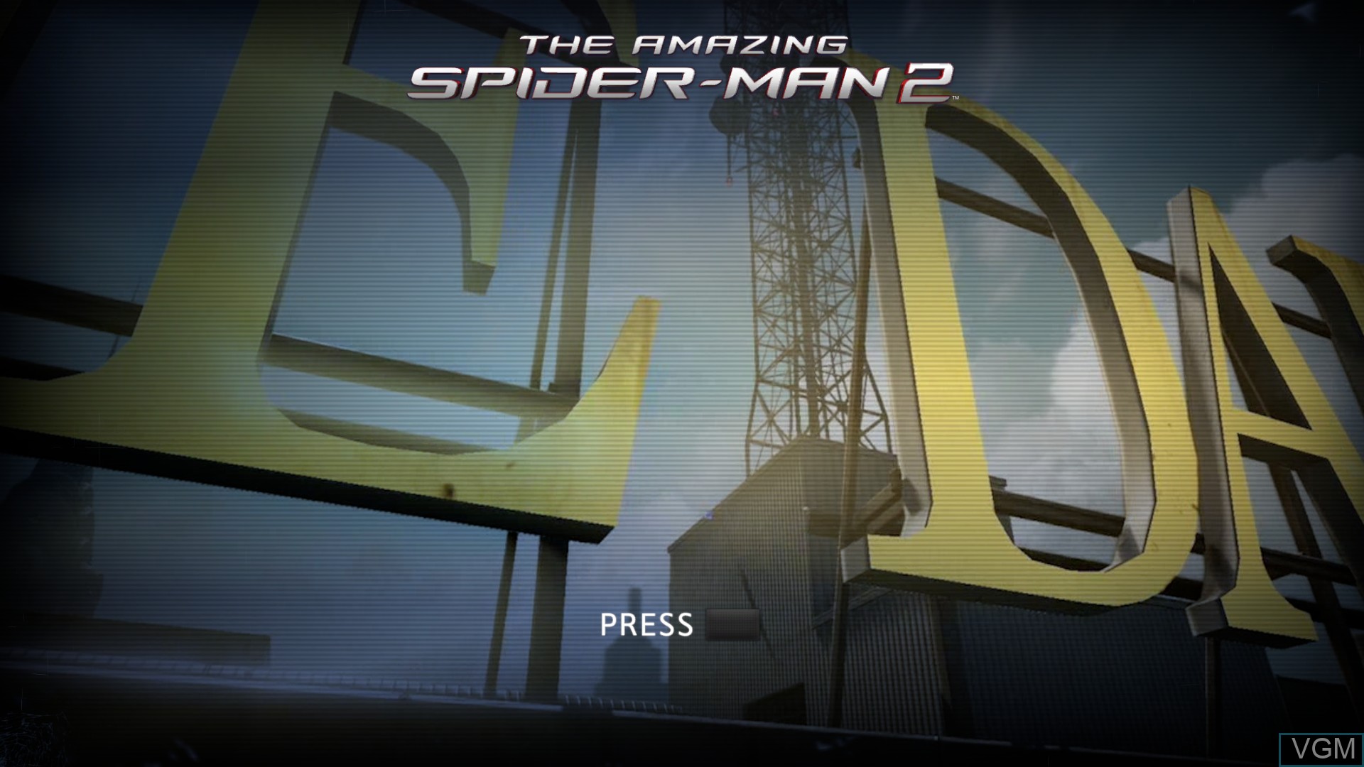 Title screen of the game Amazing Spider-Man 2, The on Sony Playstation 4