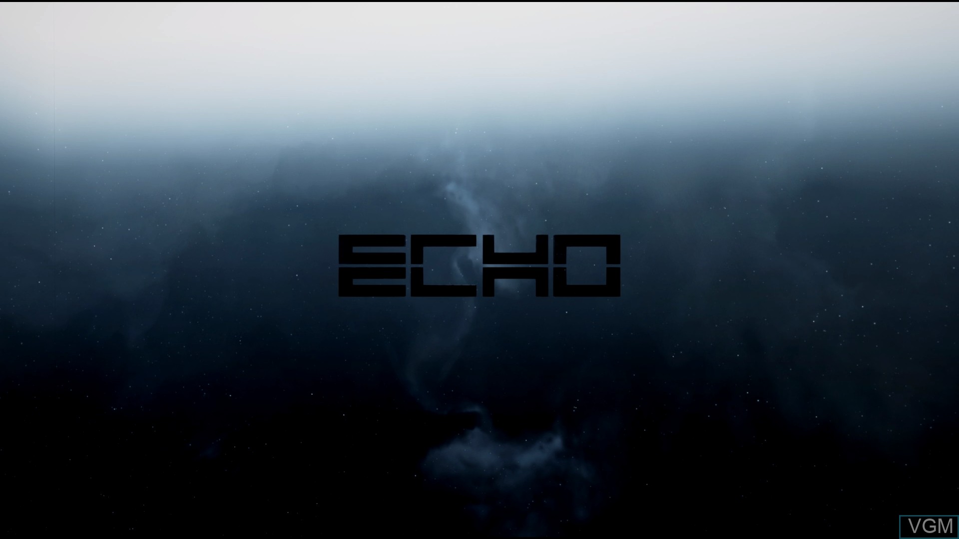 Title screen of the game ECHO on Sony Playstation 4