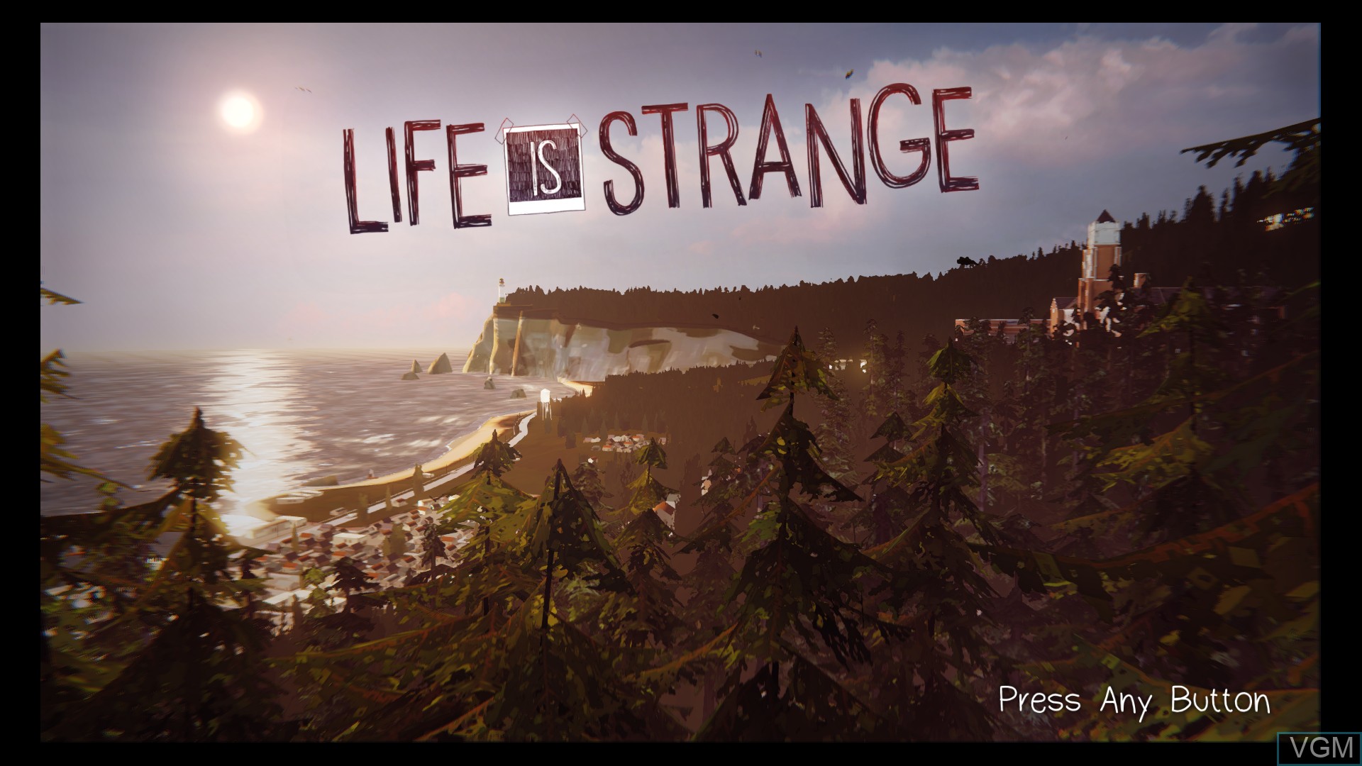 Title screen of the game Life is Strange on Sony Playstation 4