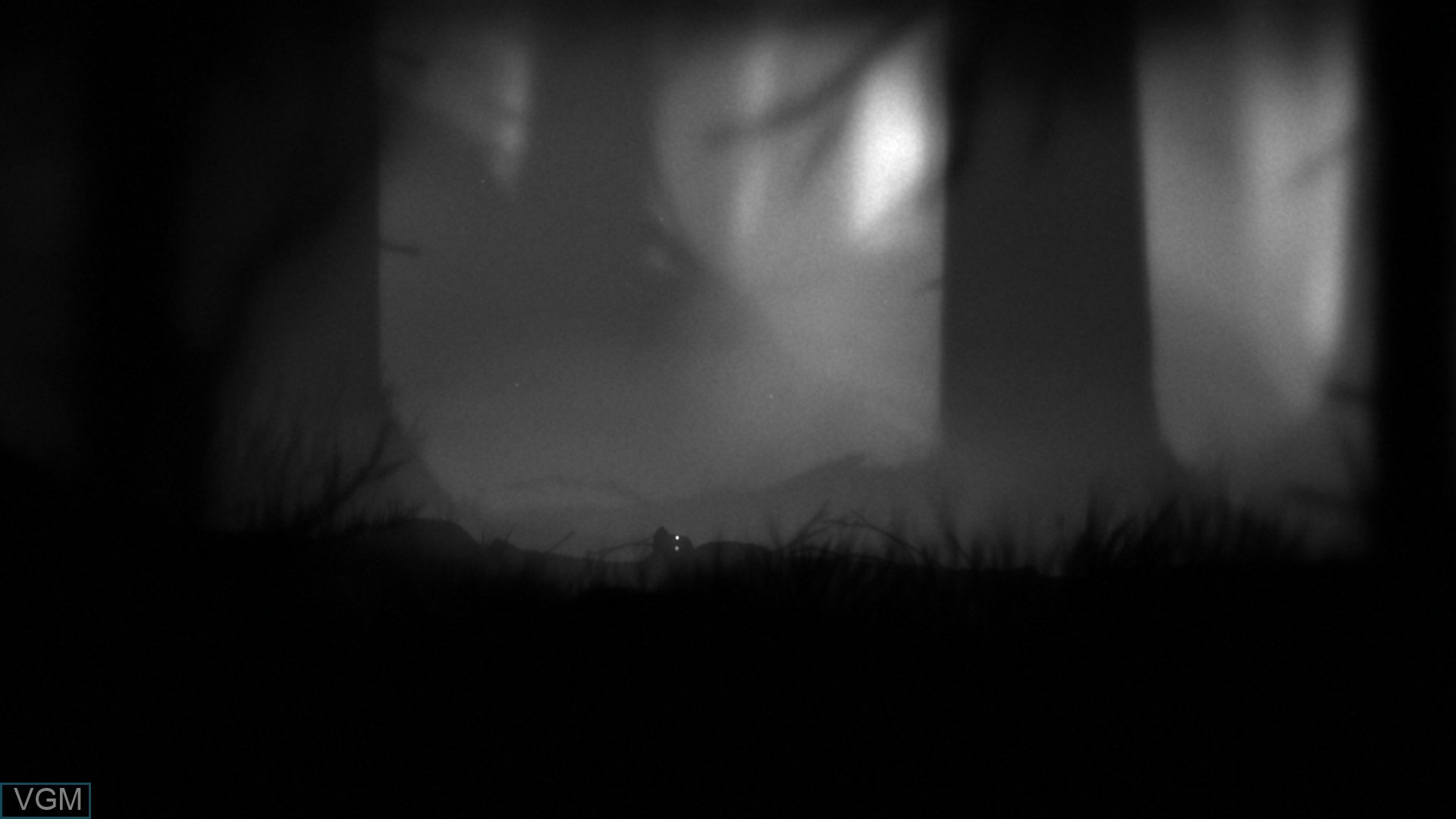Menu screen of the game LIMBO on Sony Playstation 4
