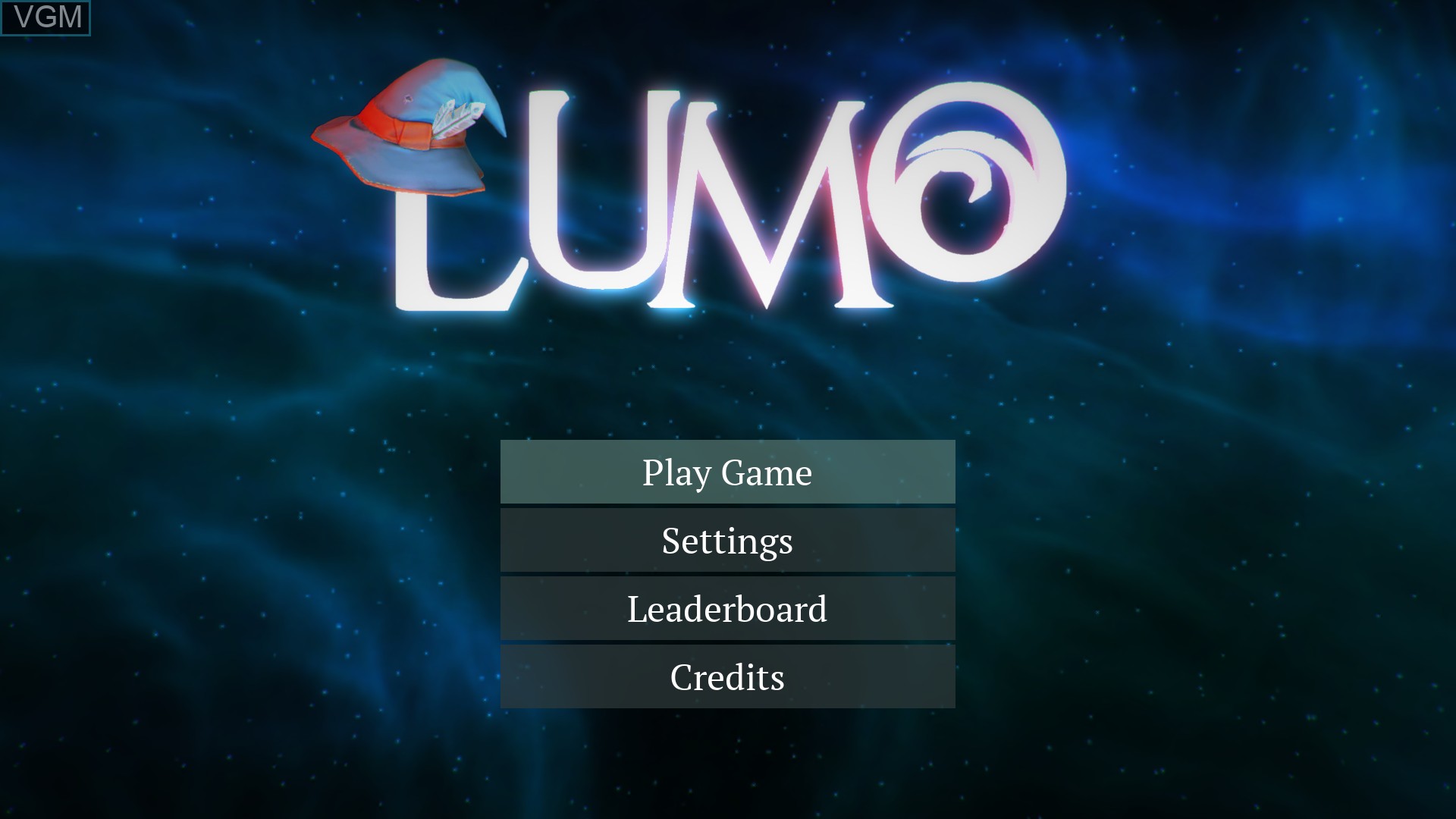 Menu screen of the game Lumo on Sony Playstation 4