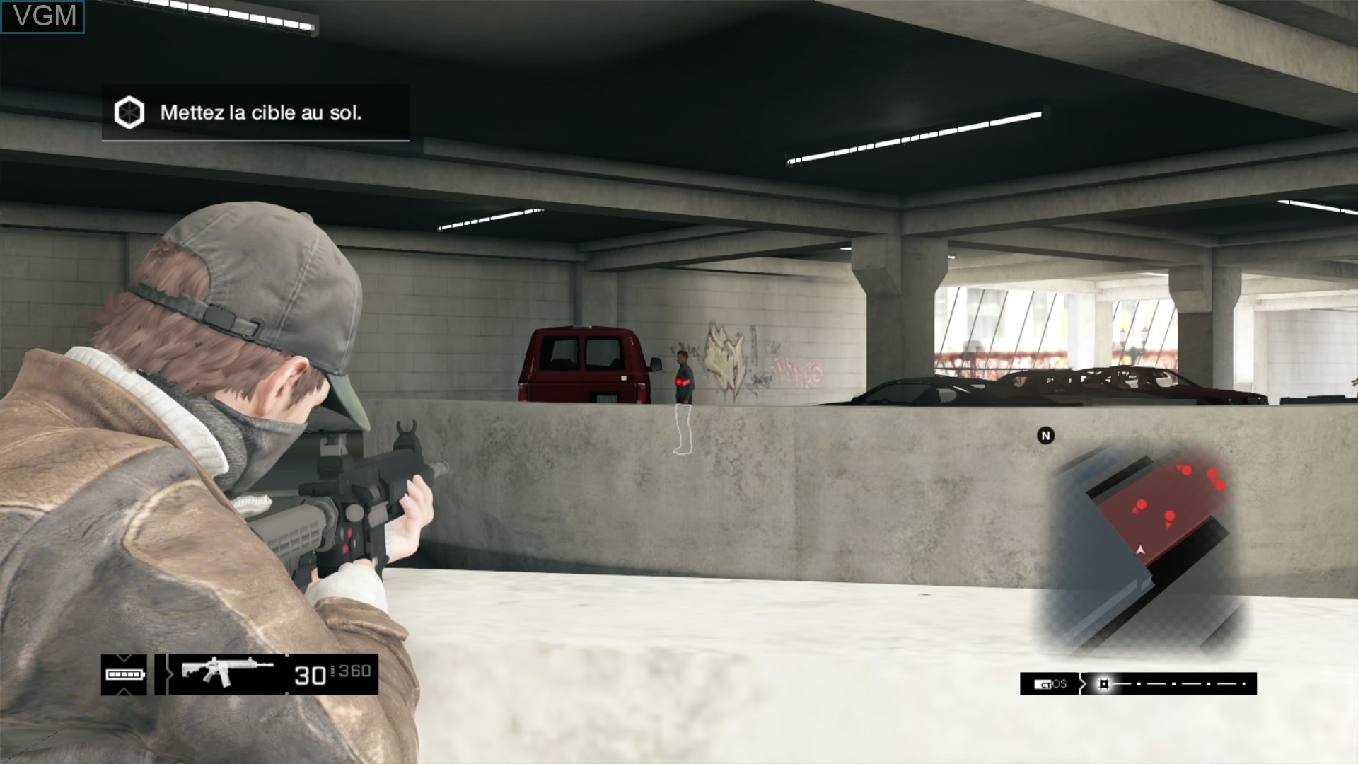 In-game screen of the game Watch Dogs on Sony Playstation 4
