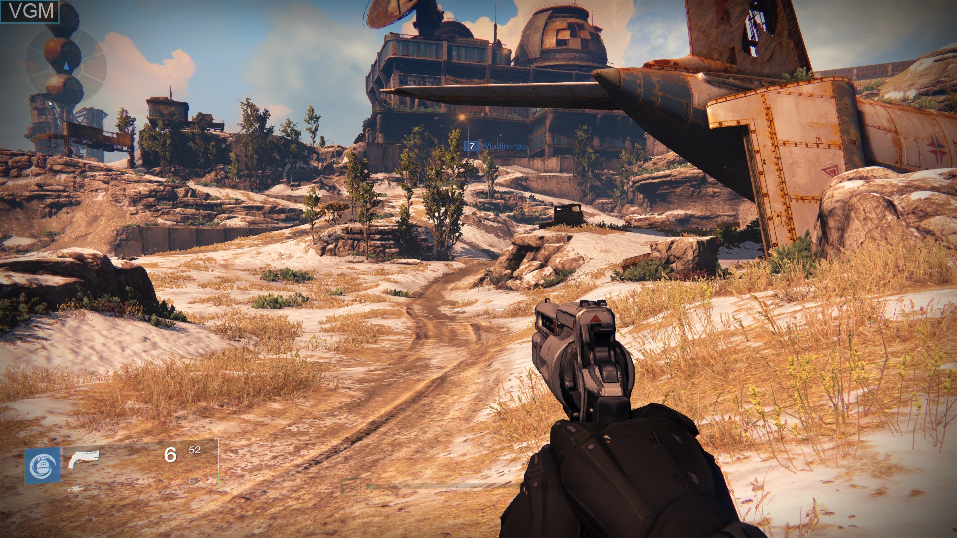 In-game screen of the game Destiny on Sony Playstation 4