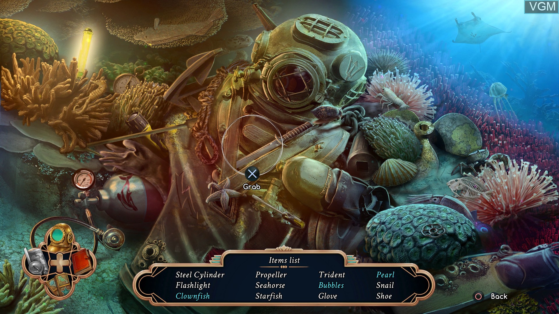 In-game screen of the game Abyss - The Wraiths of Eden on Sony Playstation 4