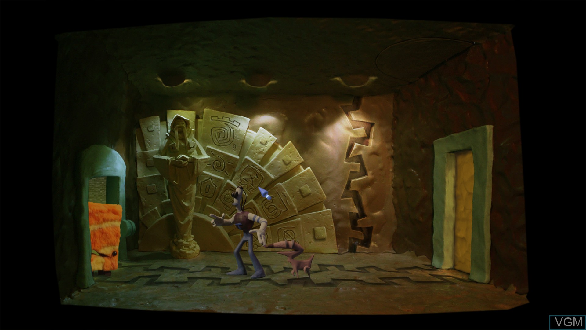 In-game screen of the game Armikrog on Sony Playstation 4