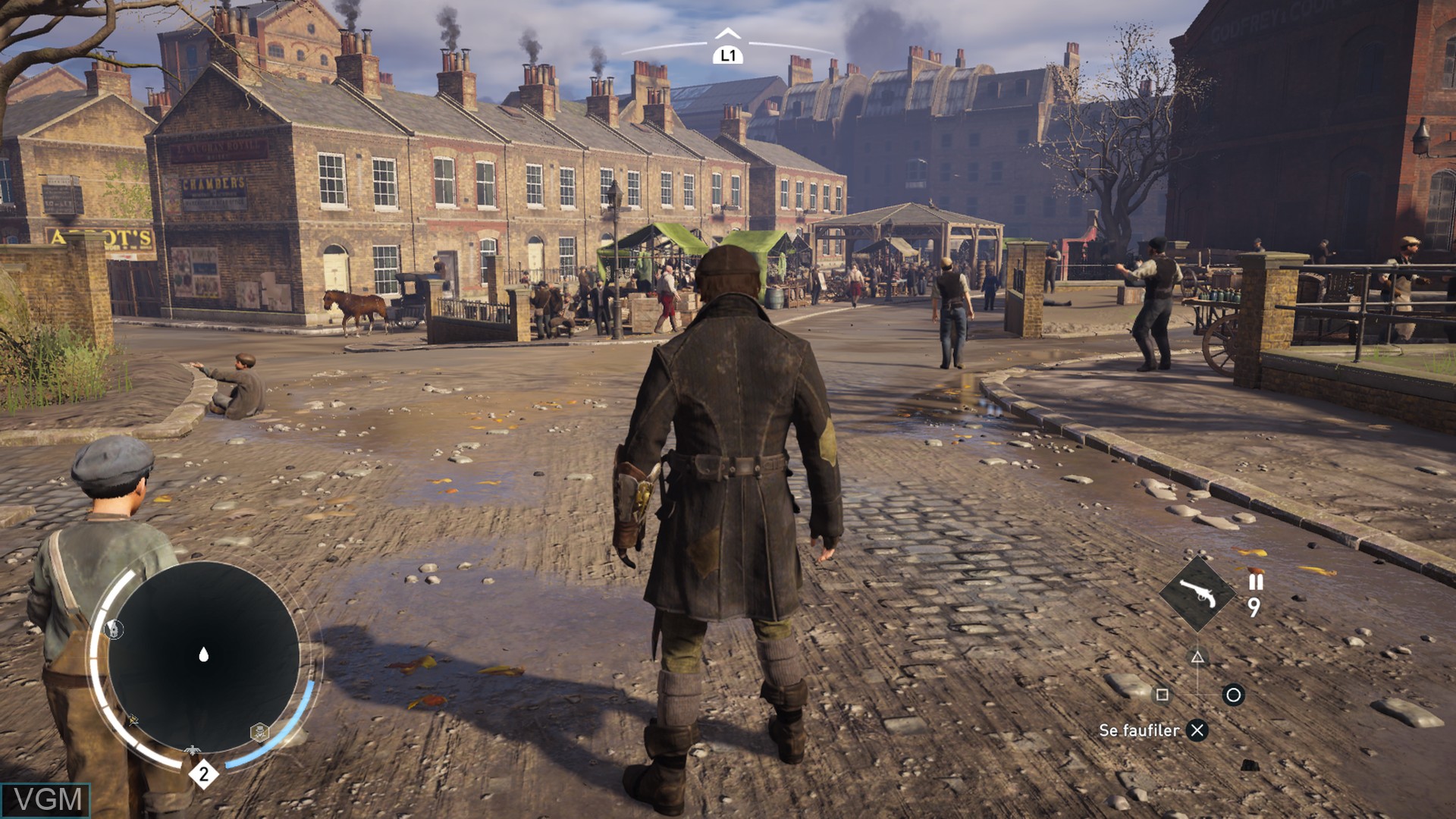 In-game screen of the game Assassin's Creed Syndicate on Sony Playstation 4