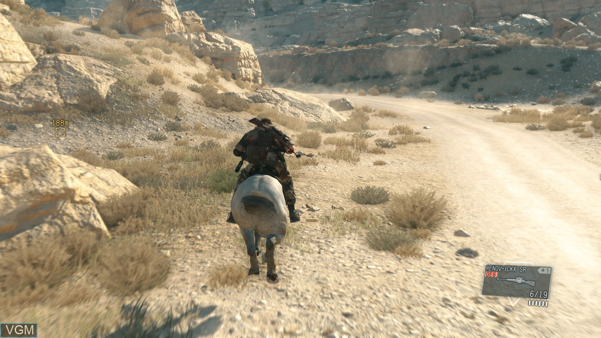 In-game screen of the game Metal Gear Solid V - The Phantom Pain on Sony Playstation 4