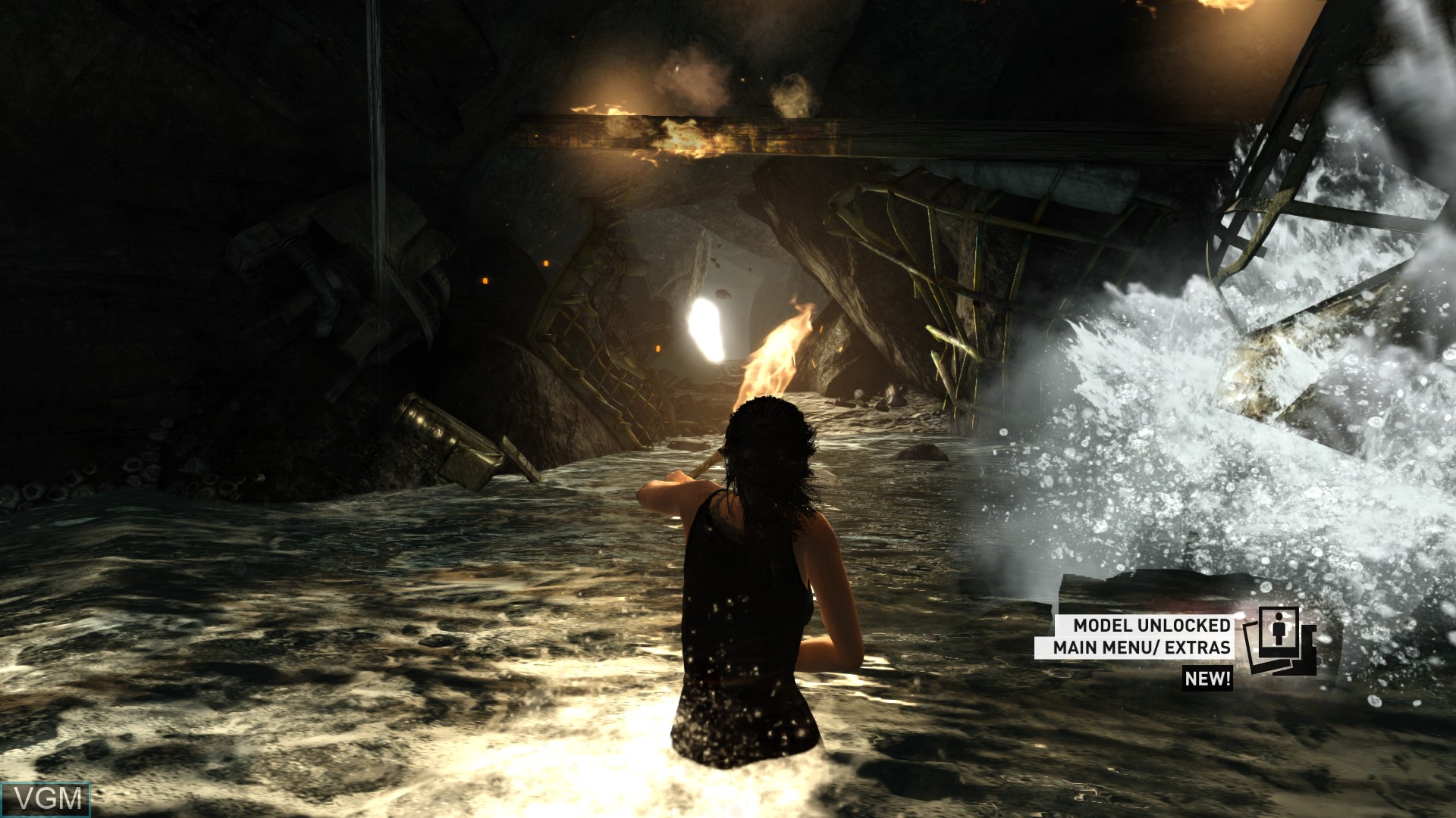 In-game screen of the game Tomb Raider - Definitive Edition on Sony Playstation 4