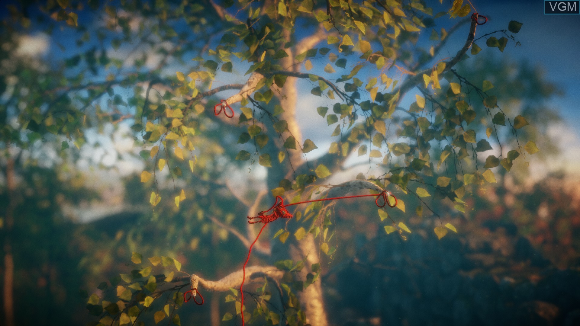 In-game screen of the game Unravel on Sony Playstation 4