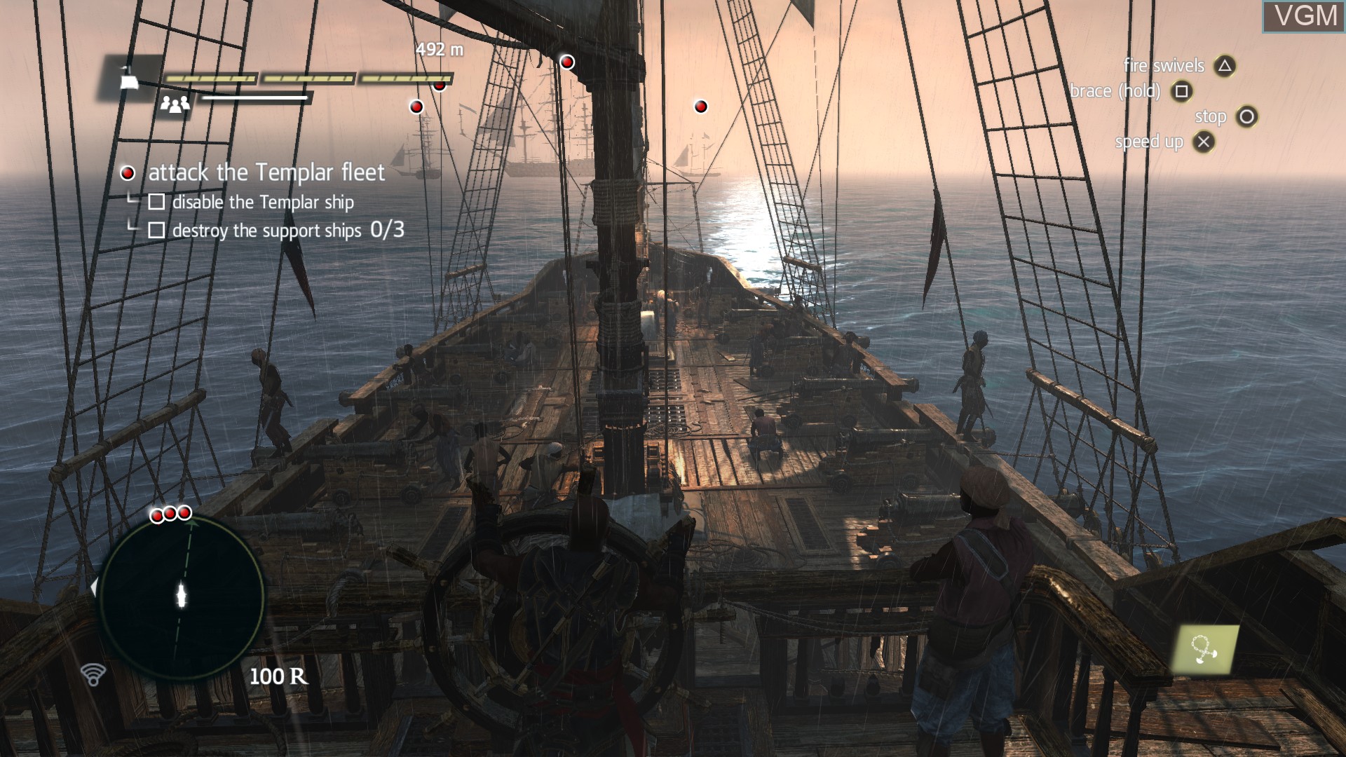 In-game screen of the game Assassin's Creed IV - Black Flag - Freedom Cry on Sony Playstation 4