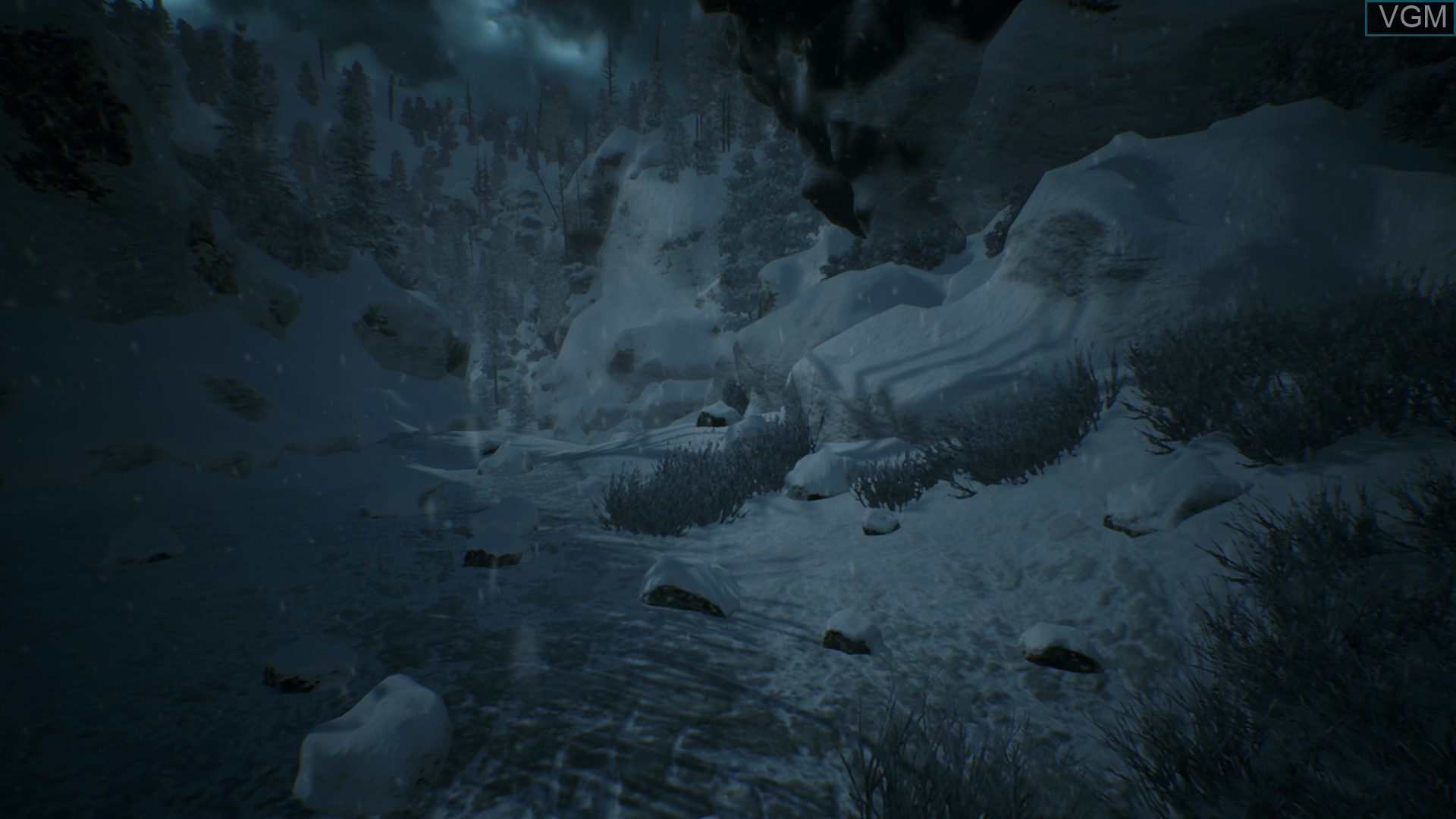 In-game screen of the game Kholat on Sony Playstation 4