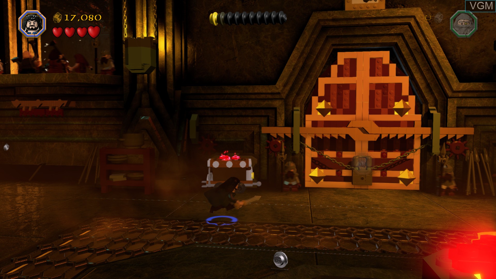In-game screen of the game LEGO The Hobbit on Sony Playstation 4