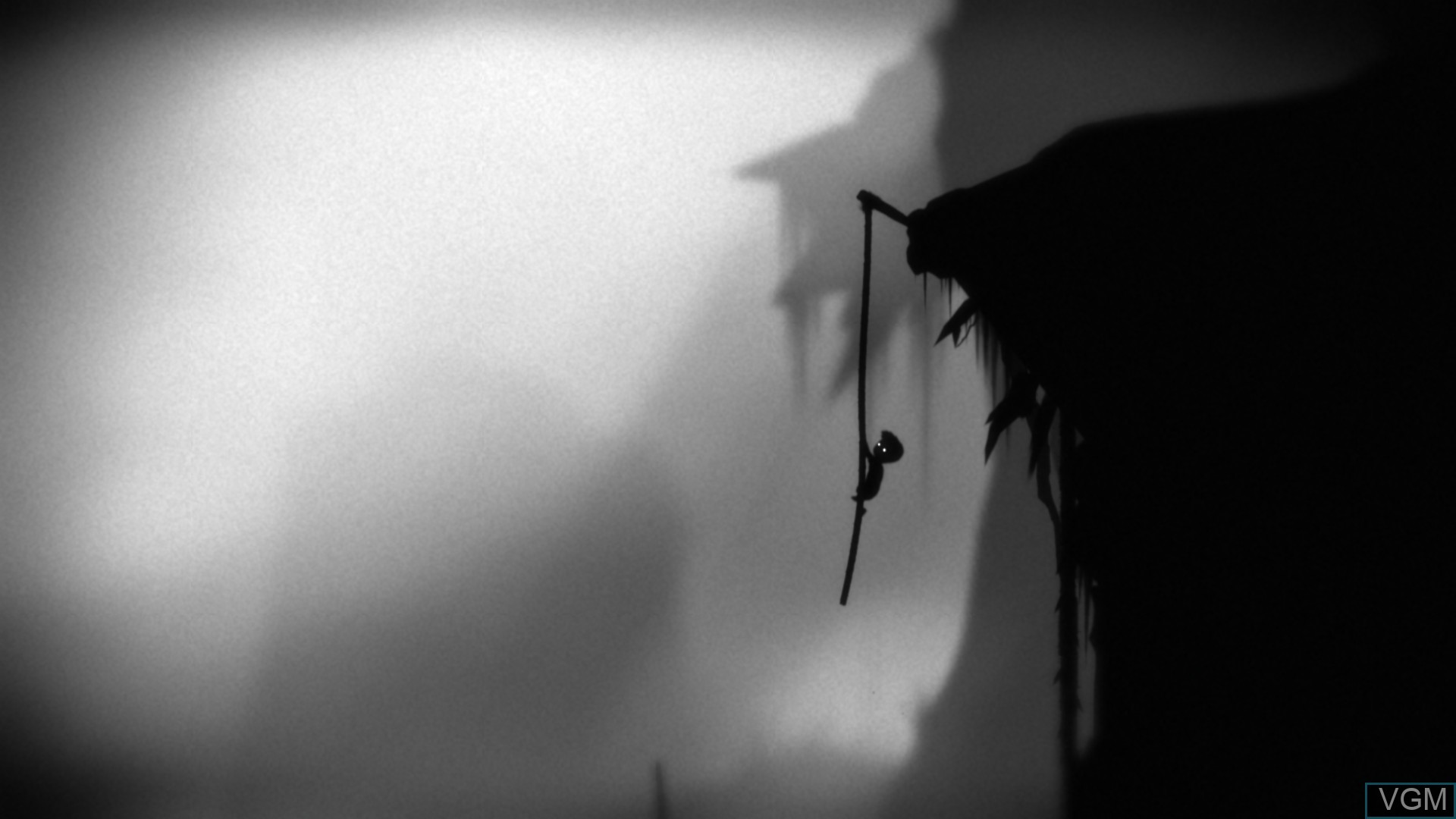 In-game screen of the game LIMBO on Sony Playstation 4