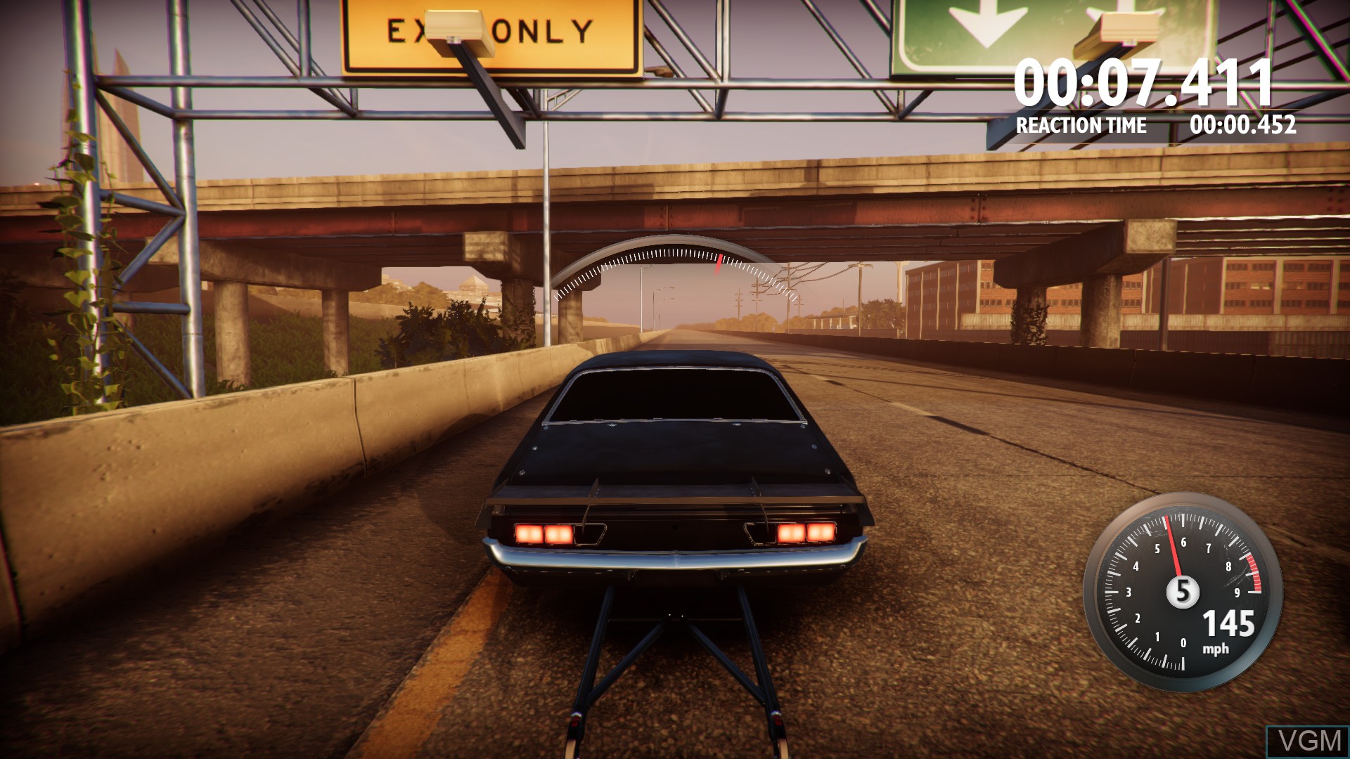 In-game screen of the game Street Outlaws - The List on Sony Playstation 4