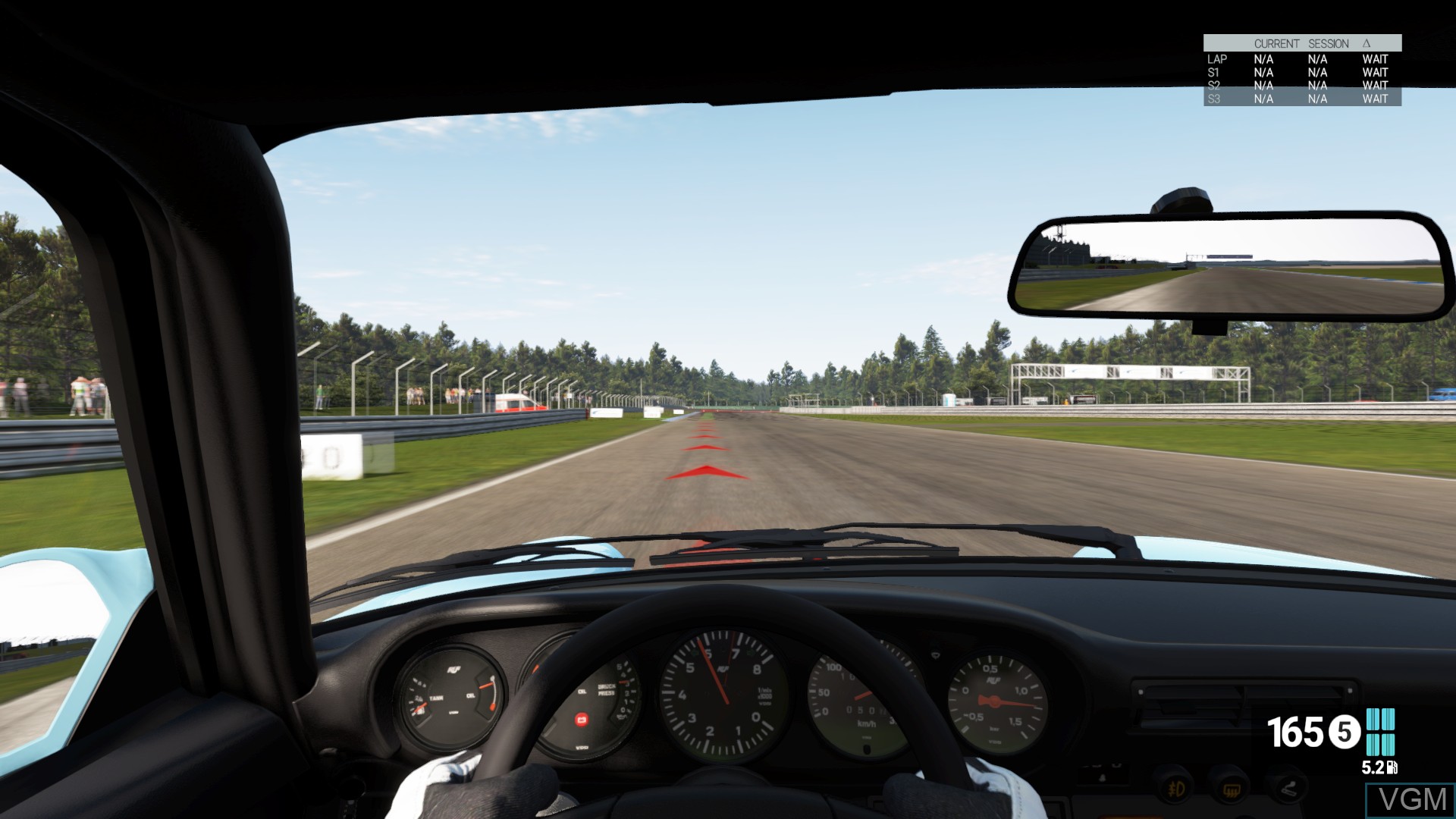 In-game screen of the game Project CARS on Sony Playstation 4