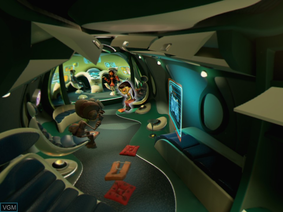In-game screen of the game Psychonauts in the Rhombus of Ruin on Sony Playstation 4