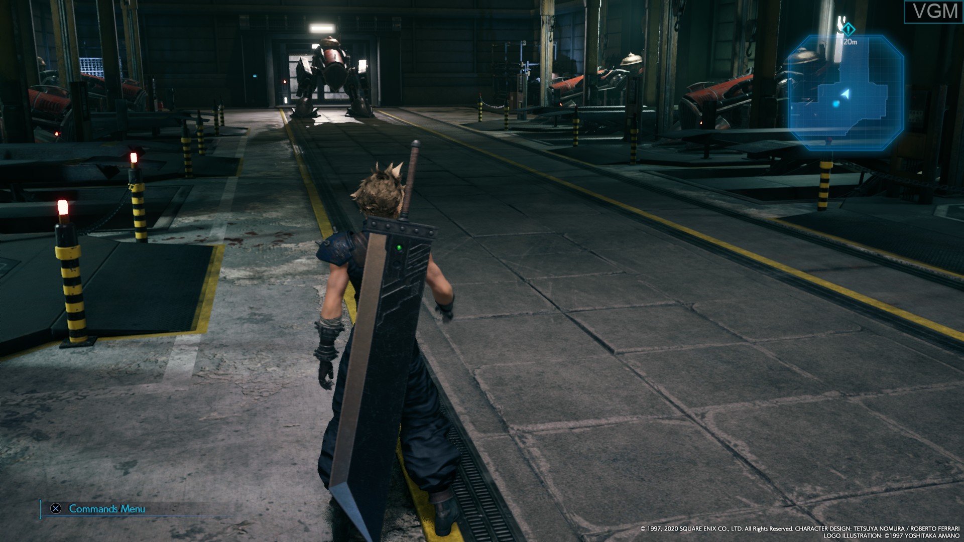 In-game screen of the game Final Fantasy VII Remake on Sony Playstation 4