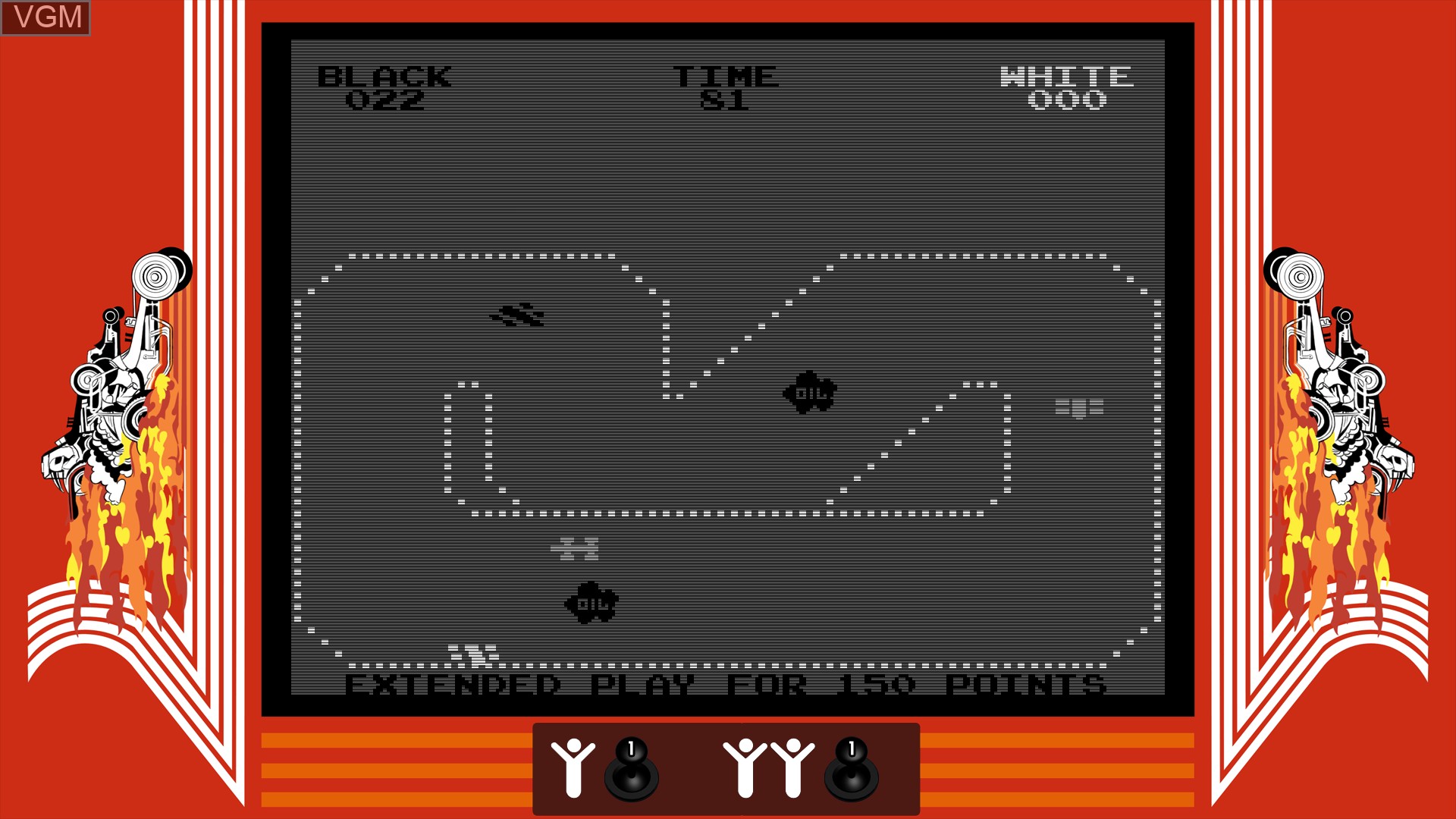 In-game screen of the game Atari Flashback Classics - Volume 2 on Sony Playstation 4