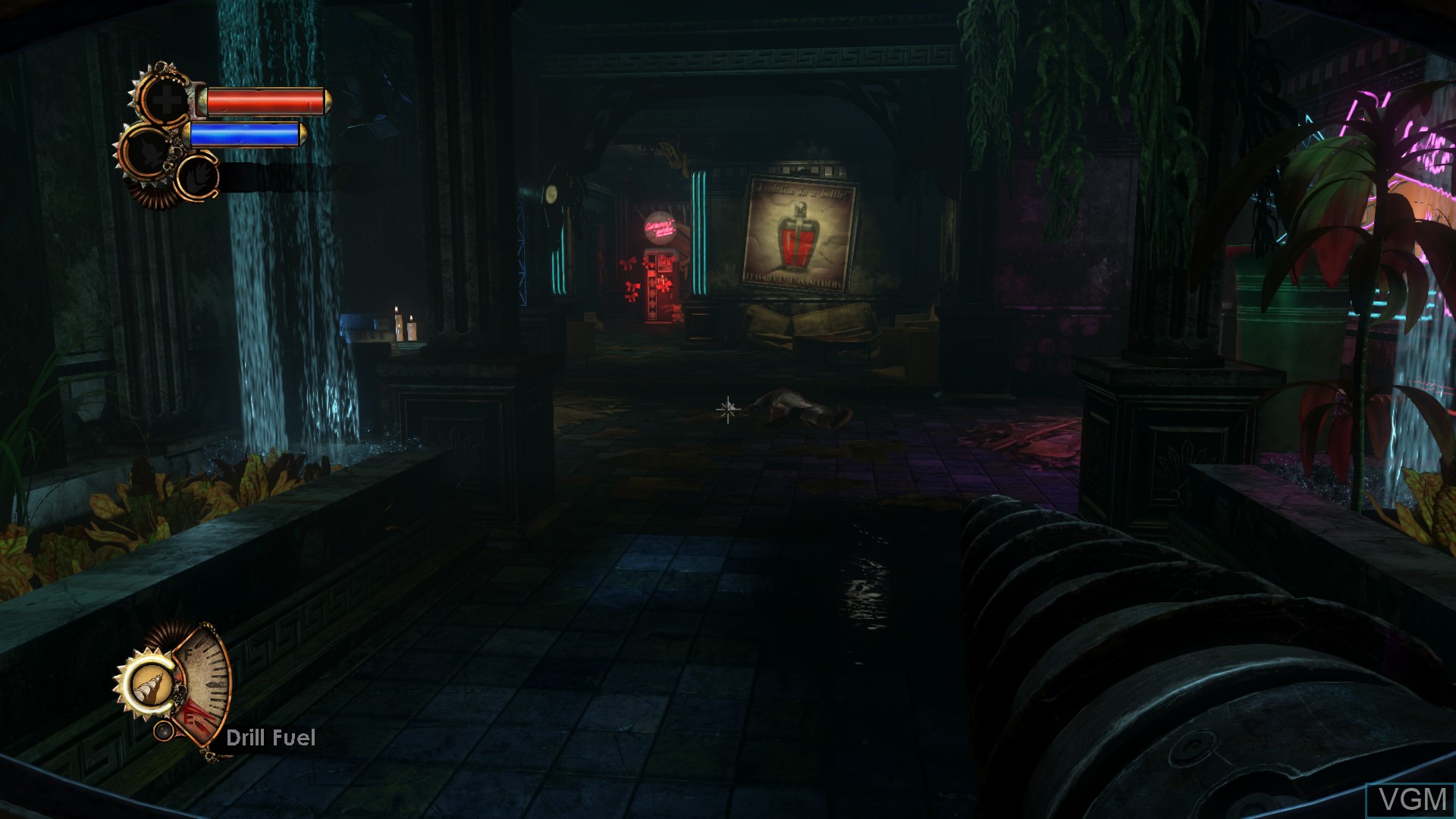 In-game screen of the game BioShock - The Collection on Sony Playstation 4