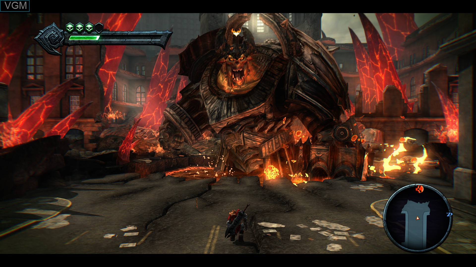 In-game screen of the game Darksiders - Warmastered Edition on Sony Playstation 4
