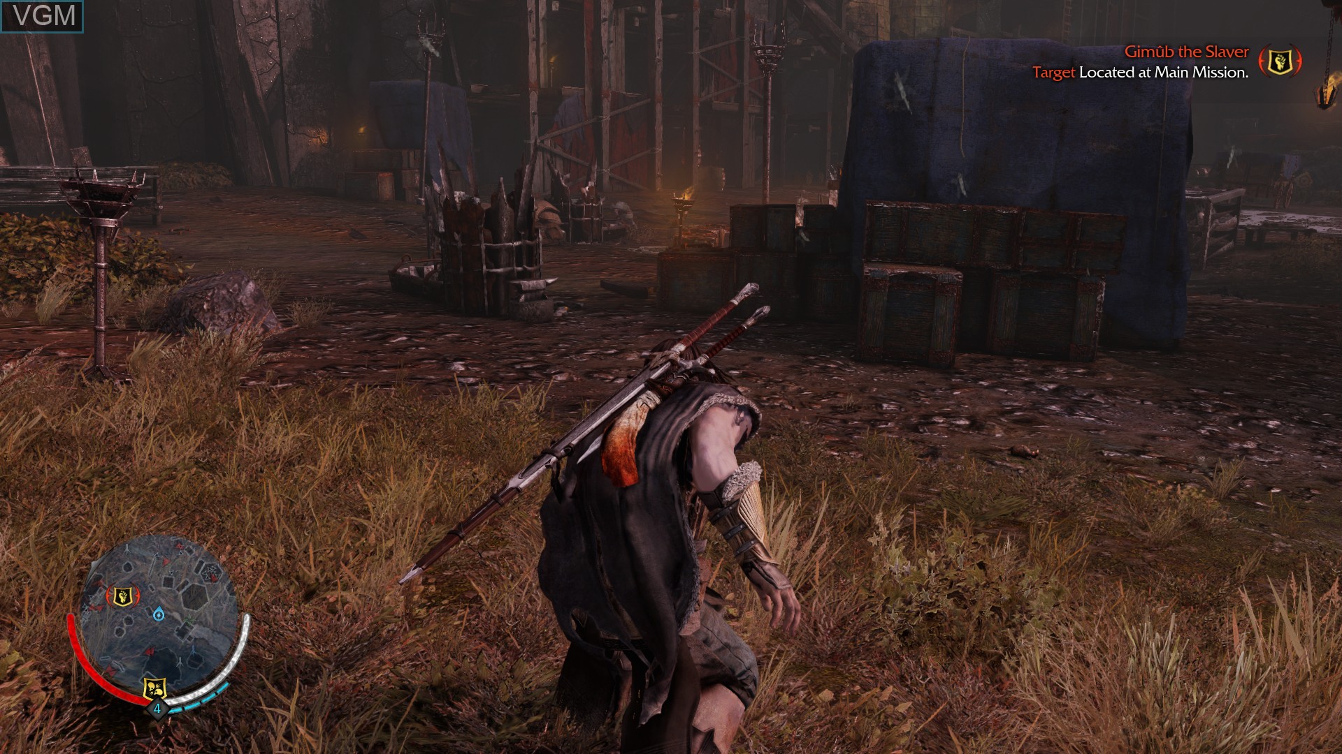 In-game screen of the game Middle-earth - Shadow of Mordor on Sony Playstation 4