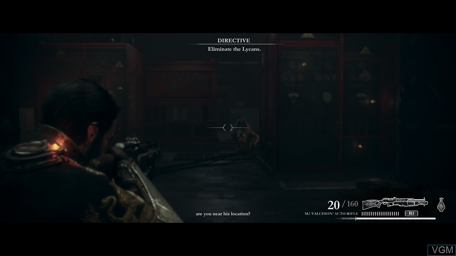 In-game screen of the game Order, The - 1886 on Sony Playstation 4