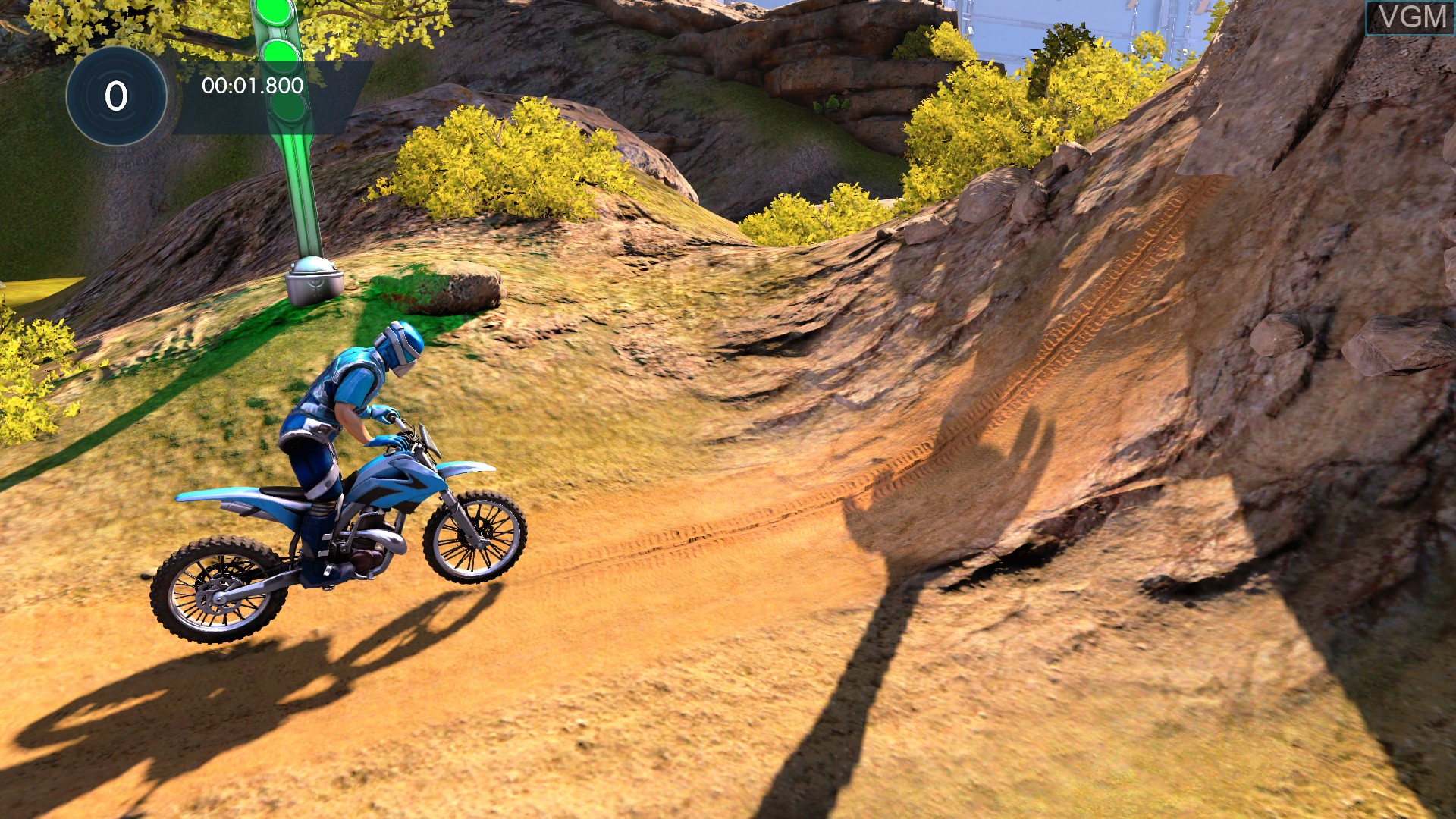 In-game screen of the game Trials Fusion on Sony Playstation 4