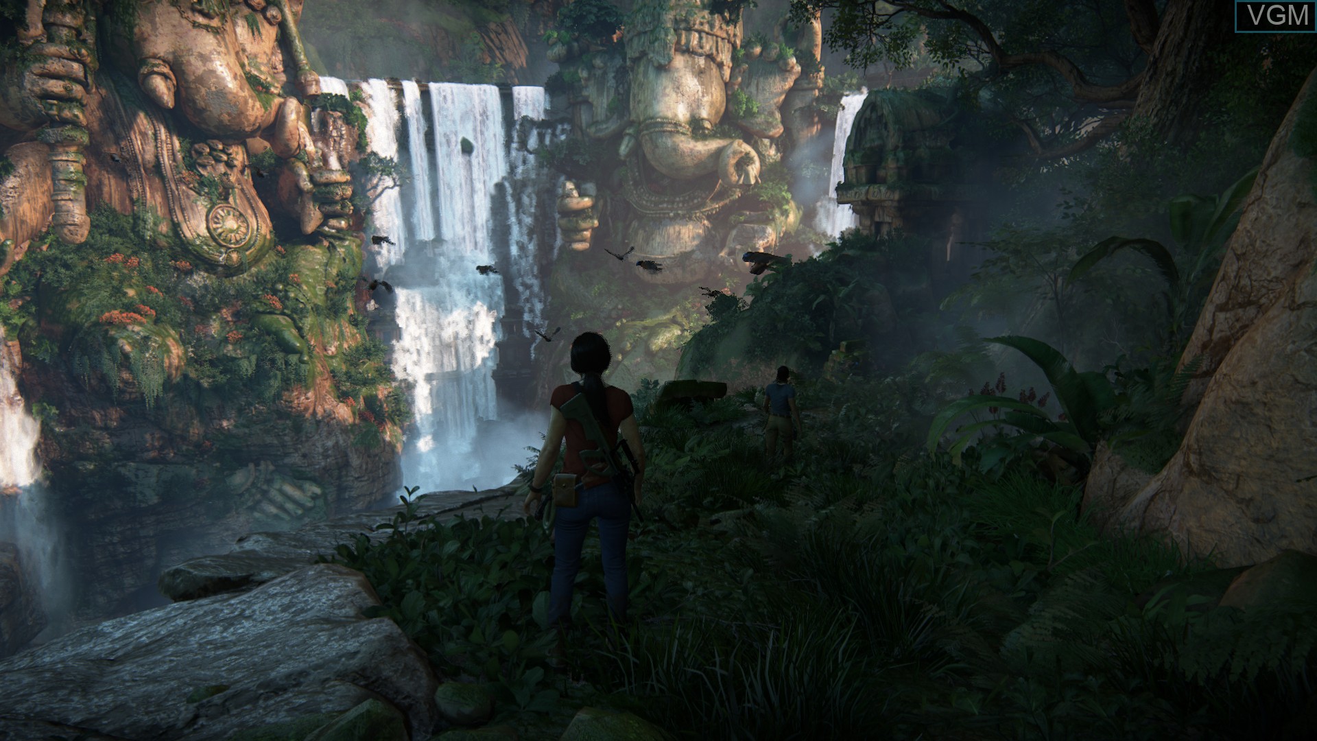 In-game screen of the game Uncharted - The Lost Legacy on Sony Playstation 4