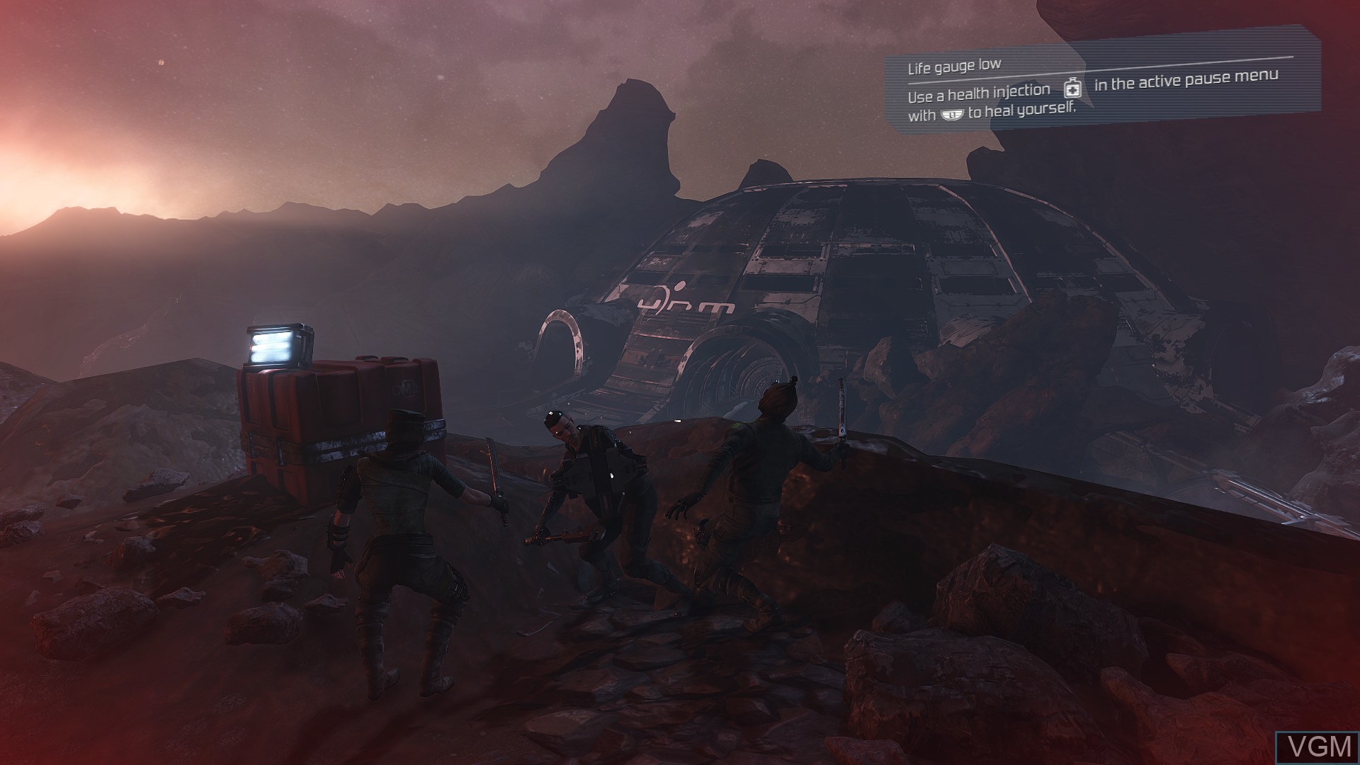 In-game screen of the game Technomancer, The on Sony Playstation 4