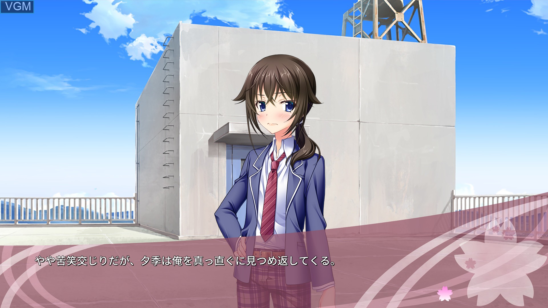 In-game screen of the game Azayaka na Irodori no Naka de, Kimi Rashiku on Sony Playstation 4
